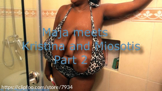 Maja meets Kristina and Miosotis Part 2 Mio and Kristina in the Shower