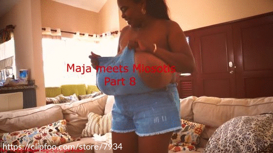 Maja meets Miosotis Part 8 Mio's Big Breasts in a Dungaree Pt 2