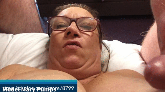 Mary Pumps huge boob bukkake