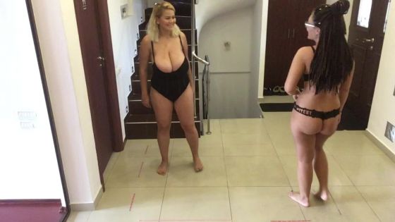 First butt fight with TwerkDiva - ClipFoo video on CurveFanz