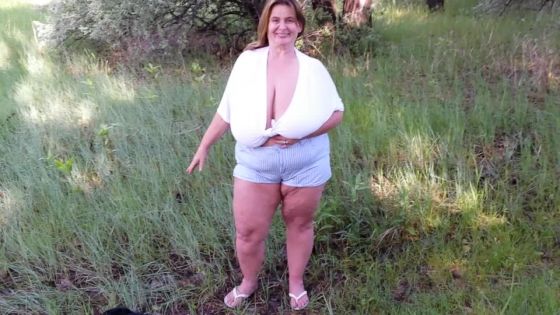 Suckin My Tits In The Woods - ClipFoo video on CurveFanz