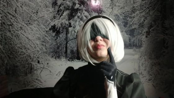 Nier Automata 2B Ahegao face - ClipFoo video on CurveFanz