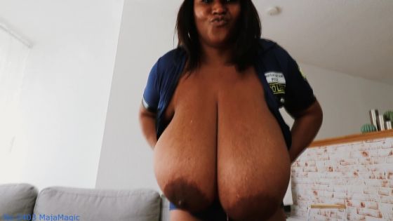 Pam is the Busty Police Officer! - ClipFoo video on CurveFanz