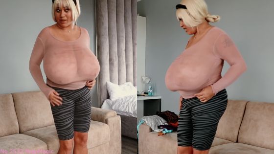 Maja meets Roxi Part 7 - Roxi tries on 2 lovely Bras Pt 1 - ClipFoo video on CurveFanz