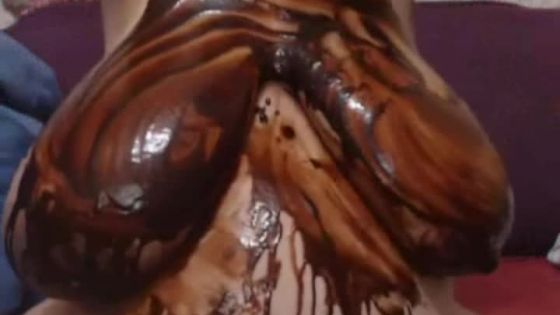 messy chocolate all over my body - ClipFoo video on CurveFanz