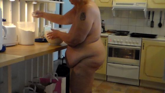 Nude Baking by Sexy Jen