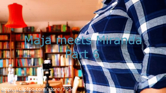 Maja meets Miranda Part 6 Miranda's Big Boobs pop out of a too small Shirt