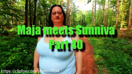 Maja meets Sunniva Part 40 - Sunniva takes a Walk in the Forest