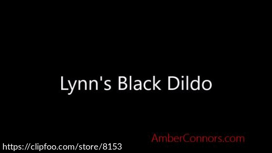Lynn's Black Dildo