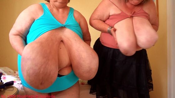 Karola and Gretl Part 4 Double Boobs Bouncing in Slow Motion