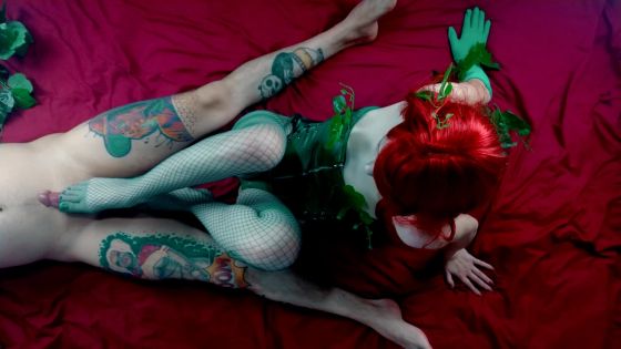 Poison Ivy cosplay Amazing Footjob